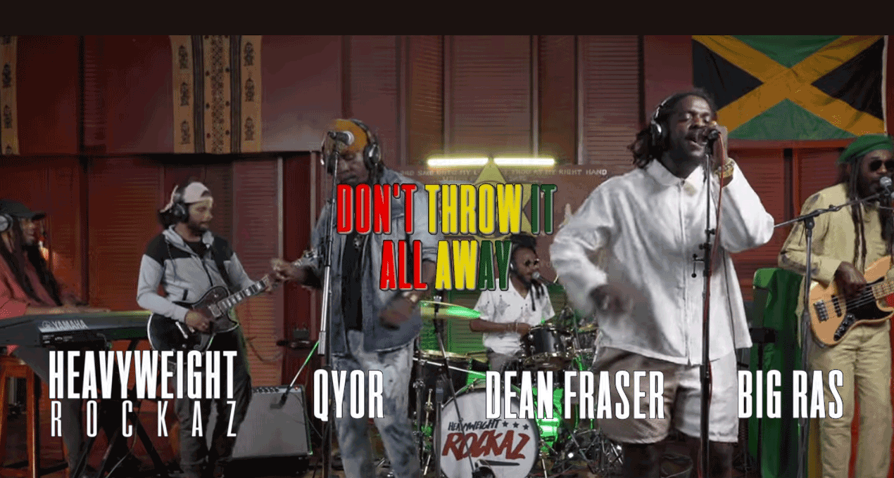 Video: Heavyweight Rockaz, Qyor, Dean Fraser, Big Ras - Don't Throw It All Away [Notis Records]
