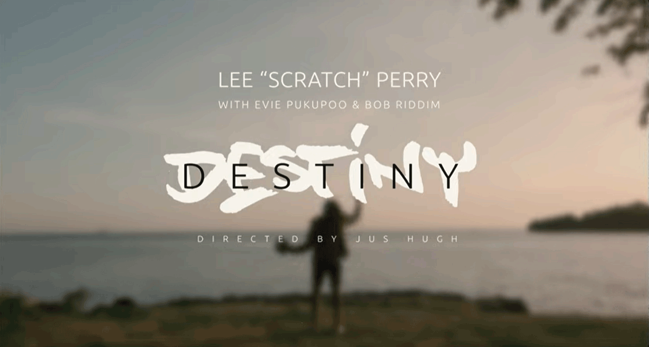 Video: Lee "Scratch" Perry x Bob Riddim - Destiny [Delicious Vinyl Island]