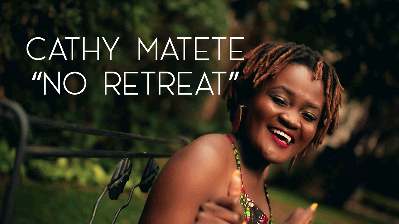 Video: Cathy Matete - No Retreat [Kazi Ya Shamir]