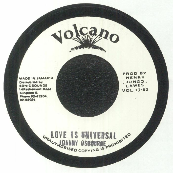 Johnny Osbourne - Love Is Universal