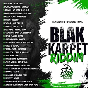 VARIOUS ARTISTS - Blak Karpet Riddim