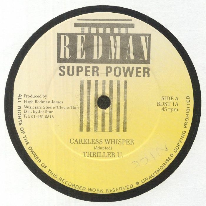 Thriller U / Dave Bailey - Careless Whisper