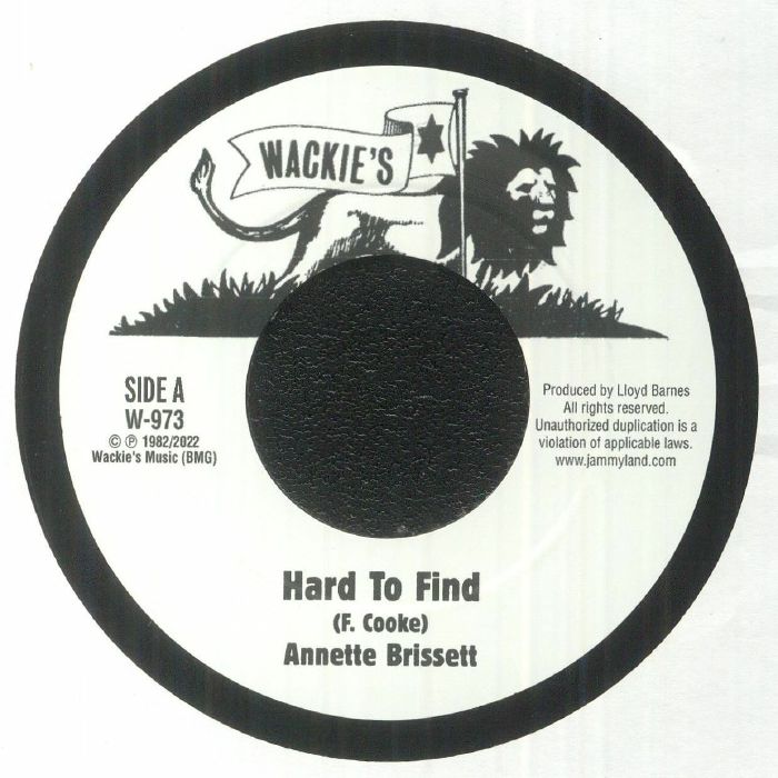 Annette Brissett / Wackies Rhythm Force - Hard To Find (reissue)