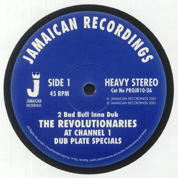 The Revolutionaries - At Channel 1: Dub Plate Specials
