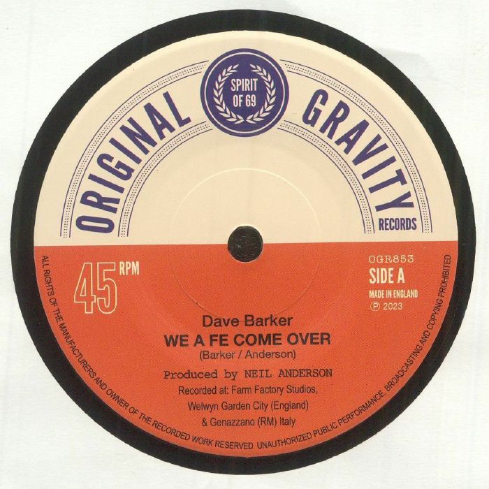 Dave Barker / Woodfield Rd Allstars - We A Fe Come Over