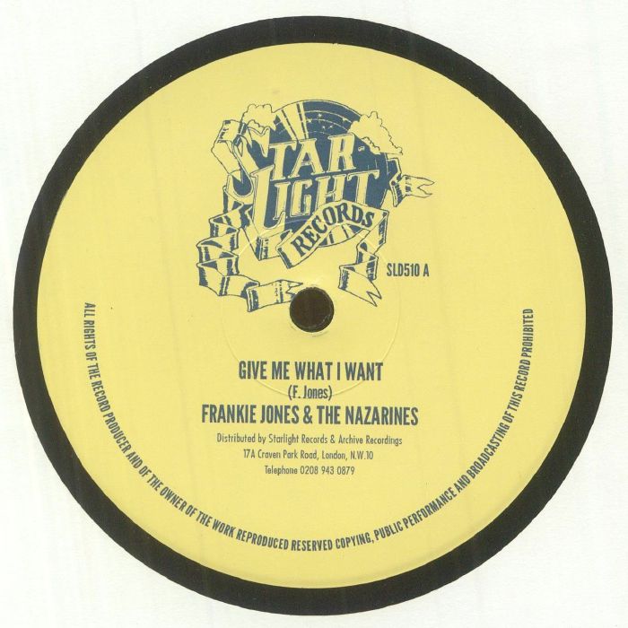 Frankie Jones / Prince Alla - Give Me What I Want