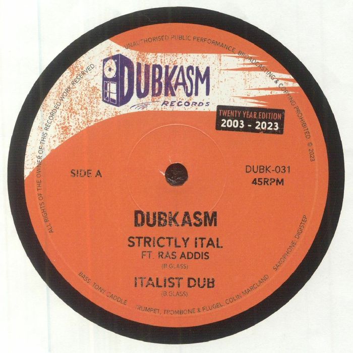 Dubkasm / Ras Addis - Strictly Ital