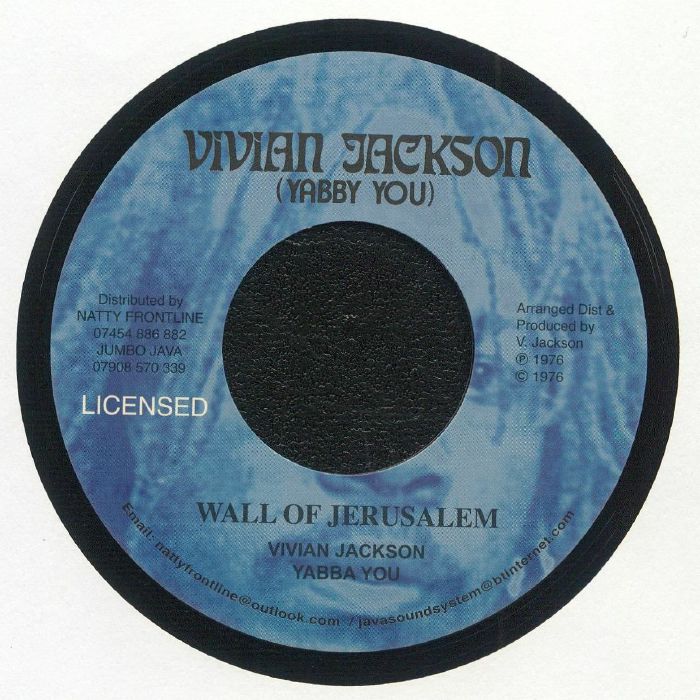 Vivian Jackson / Yabba You - Walls Of Jerusalem